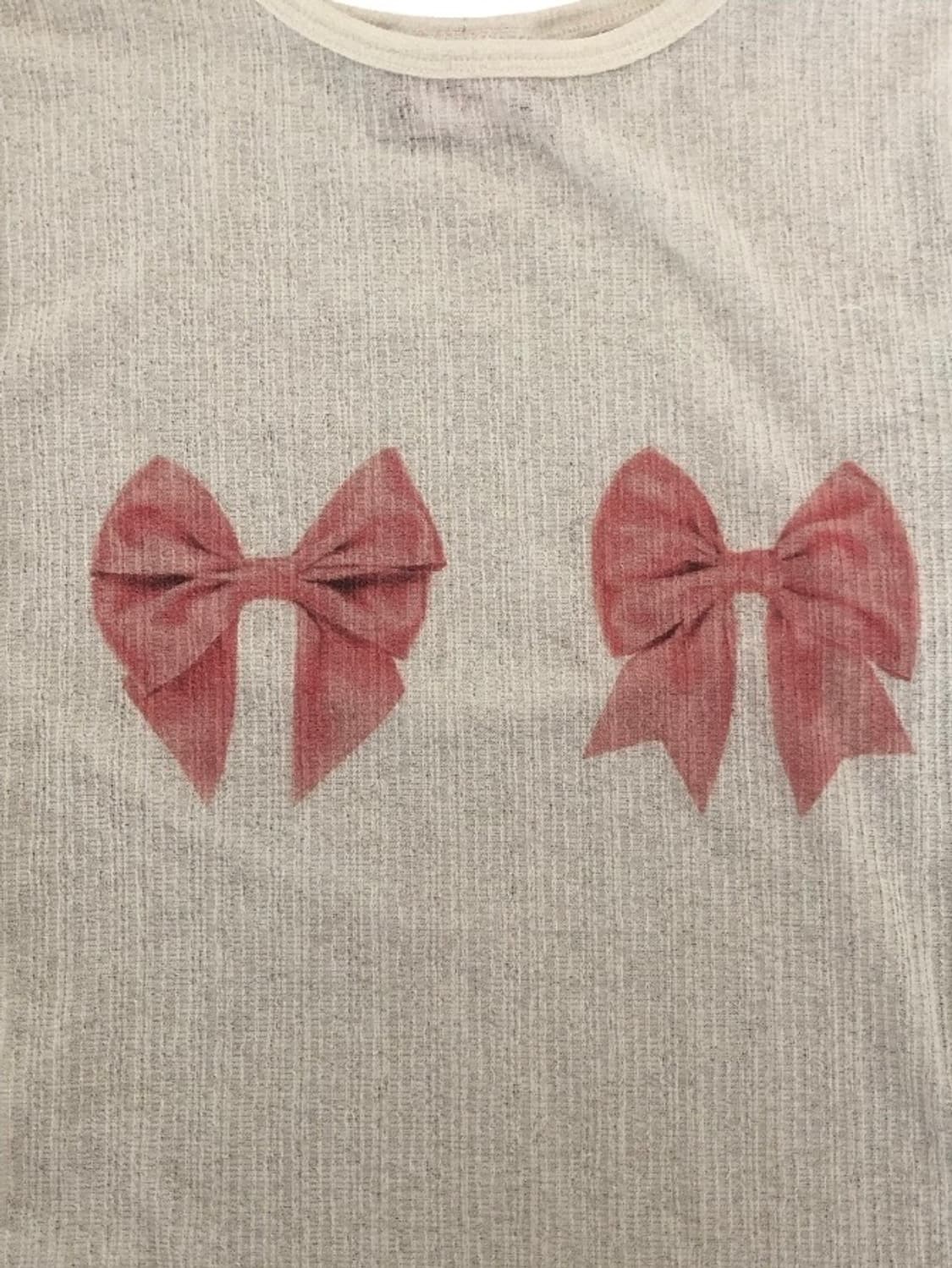 sculptor bow bow baby tee white  상품이미지2