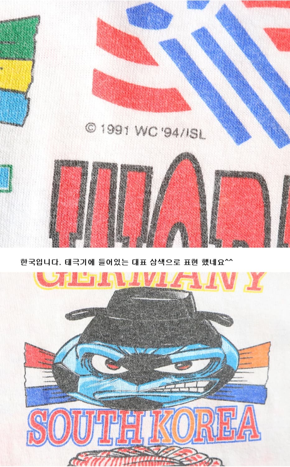 
미국메이드 90S 1994년 미국 월드컵 기념 티셔츠

M 세탁완료  상품이미지7