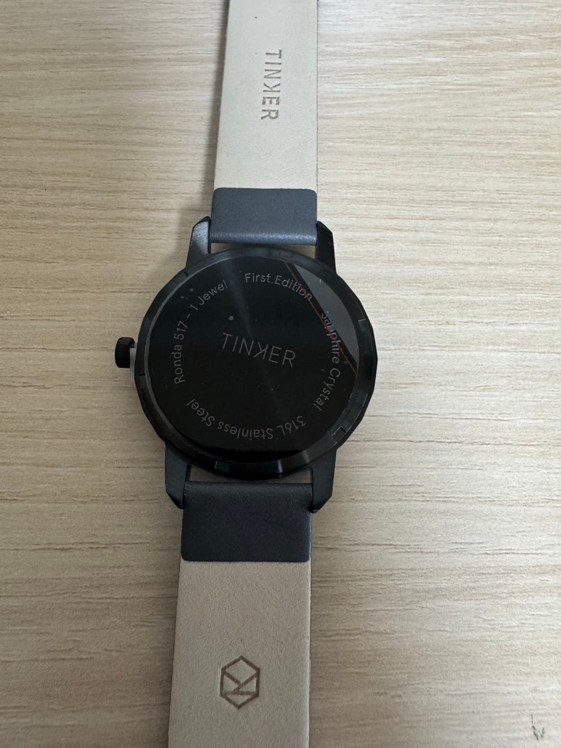TINKER 팅커 쿼츠 시계 블랙 상품이미지3