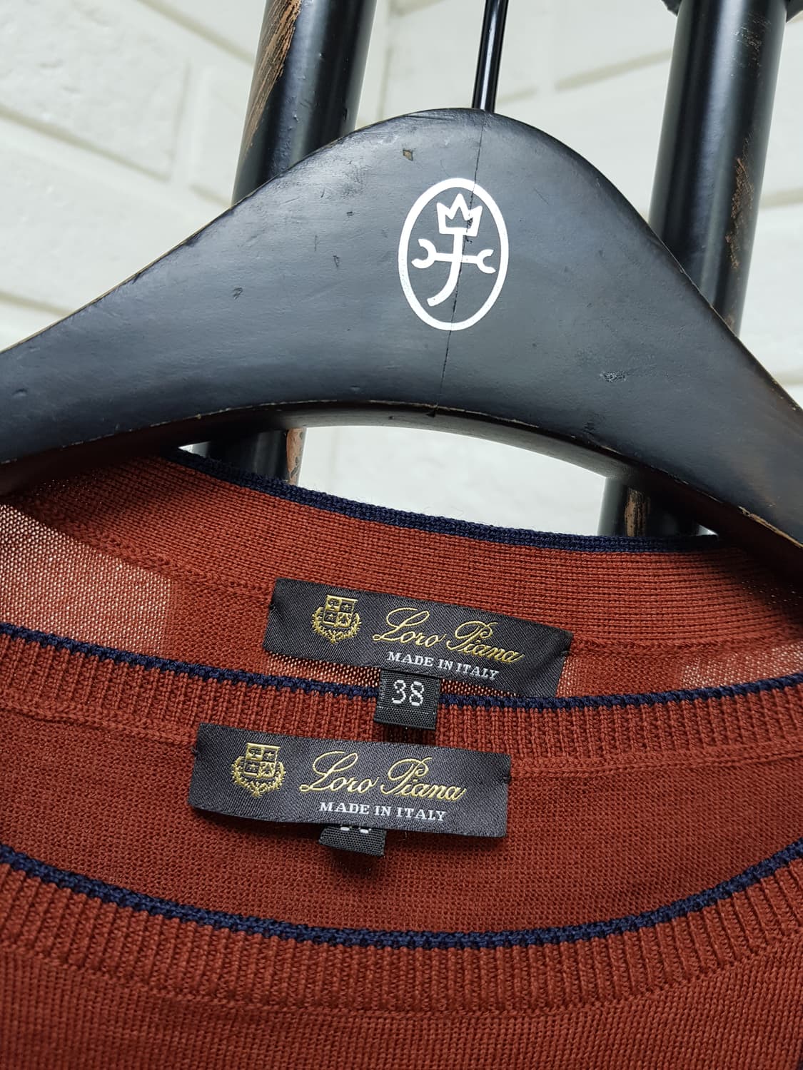 [38/55~66/정품] 로로피아나 가디건+니트 앙상블 상품이미지4