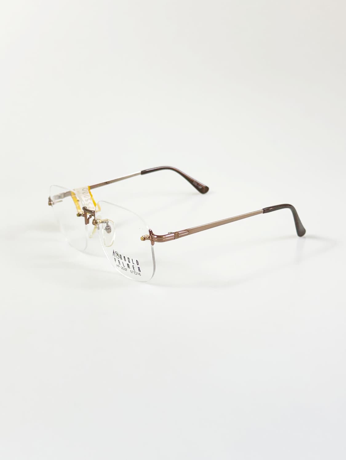 ARNOLD PALMER 무테 스퀘어 티타늄 빈티지 안경 상품이미지3