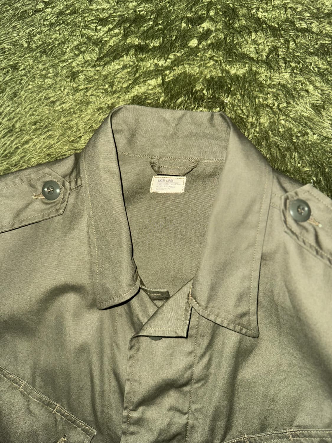 [L] Buzz Rickson’s 버즈릭슨 정글 퍼티그 자켓 올리브 상품이미지3