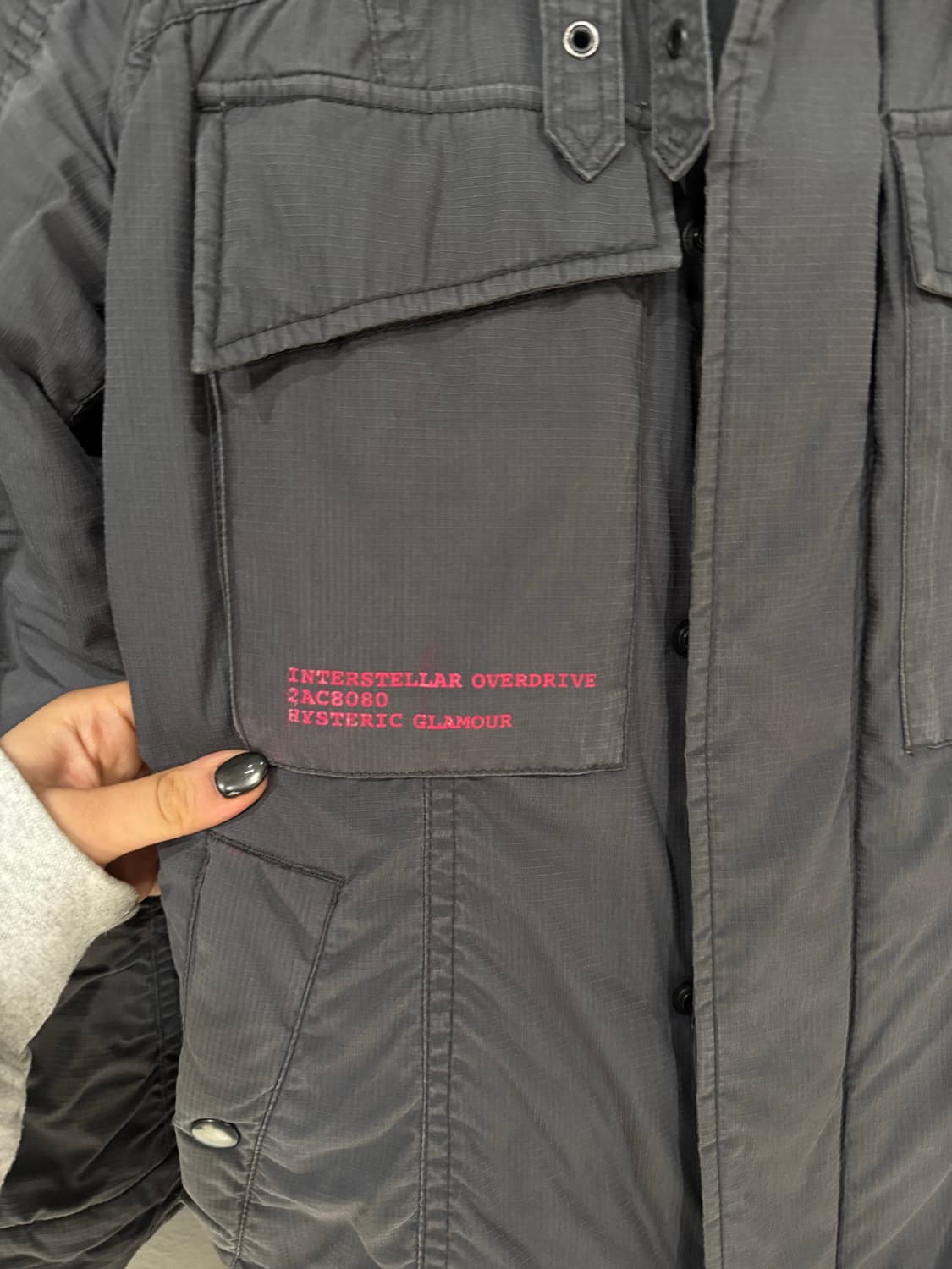 Hysteric glamour neck buckle parka 상품이미지5