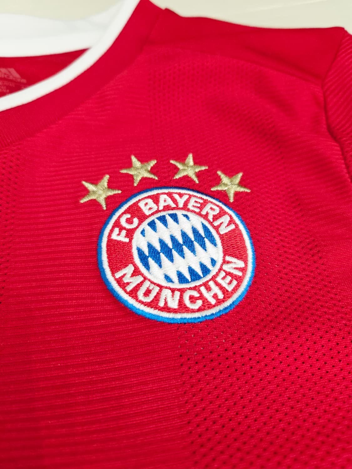 아디다스 키즈 바이에른 뮌헨 홈 저지 레드 상품이미지4
