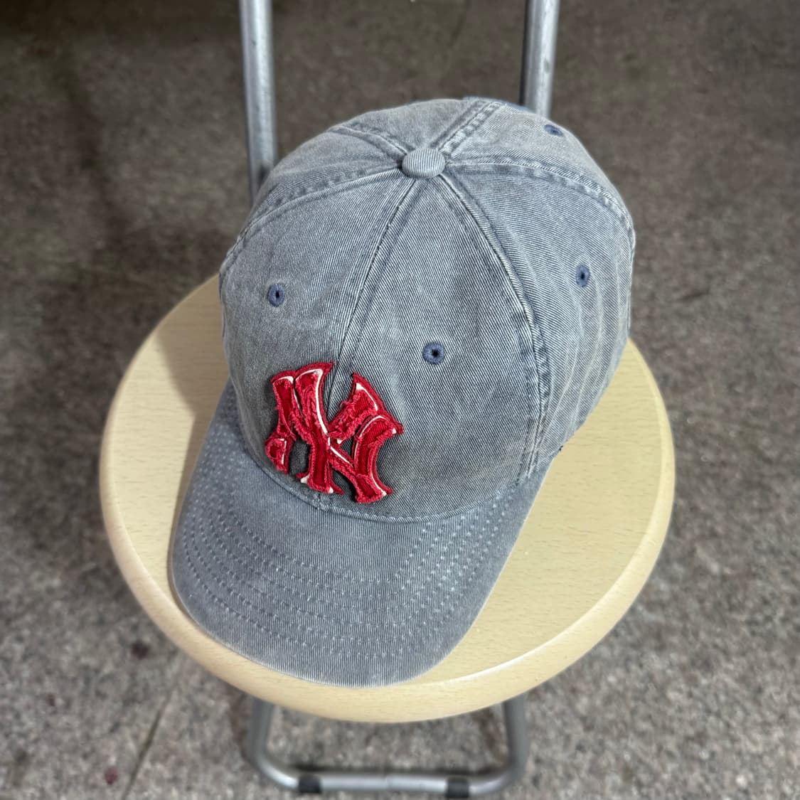 MLB 뉴욕양키스 빈티지 로고 볼캡 상품이미지1