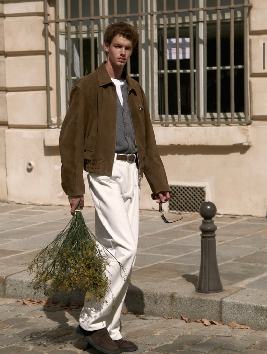 stu 고트 스웨이드 블루종 브라운 M 상품이미지3