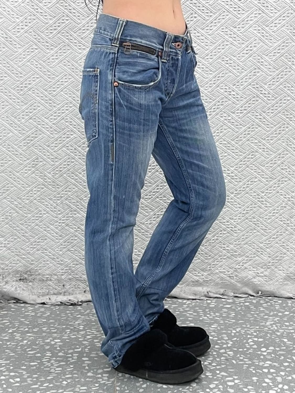 리바이스 522 슬림 스트레이트 빈티지 데님 청바지 30인치 C09030 상품이미지2