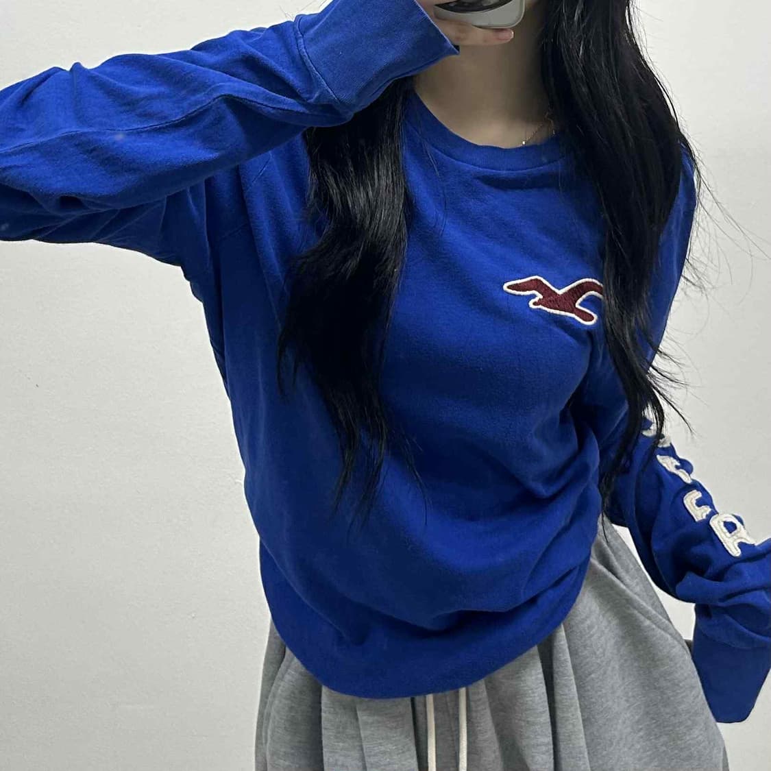 홀리스터 y2k 올드스쿨 롱슬리브(L) 상품이미지2