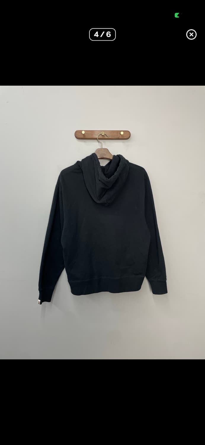 베이프 빅페이스로고 블랙 후드티 A3509 상품이미지4