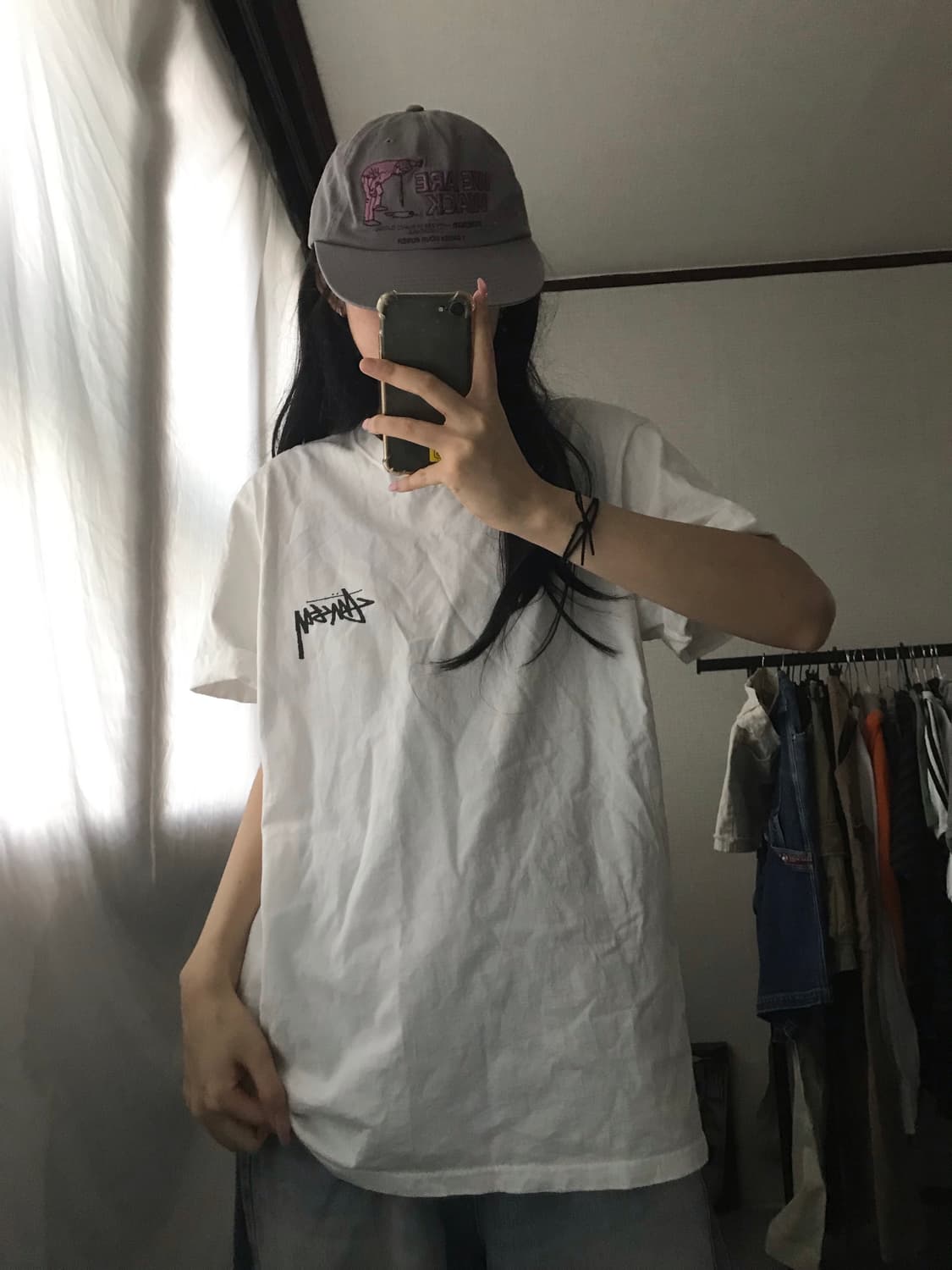 스투시 화이트 체리 반팔티셔츠 상품이미지2