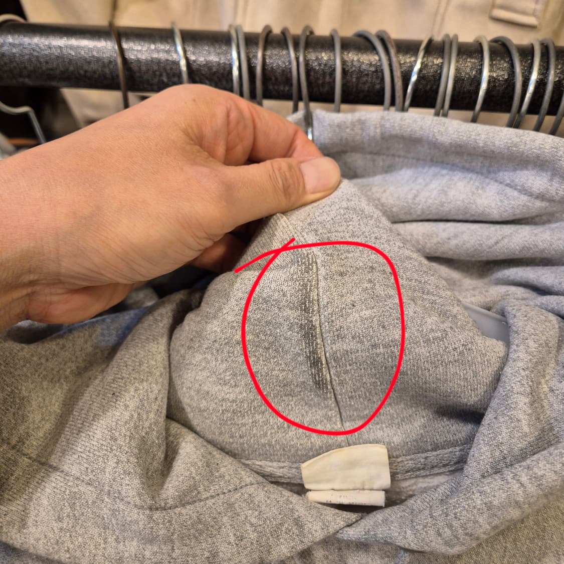 S 챔피온 그레이 리버스위브 후드  상품이미지8