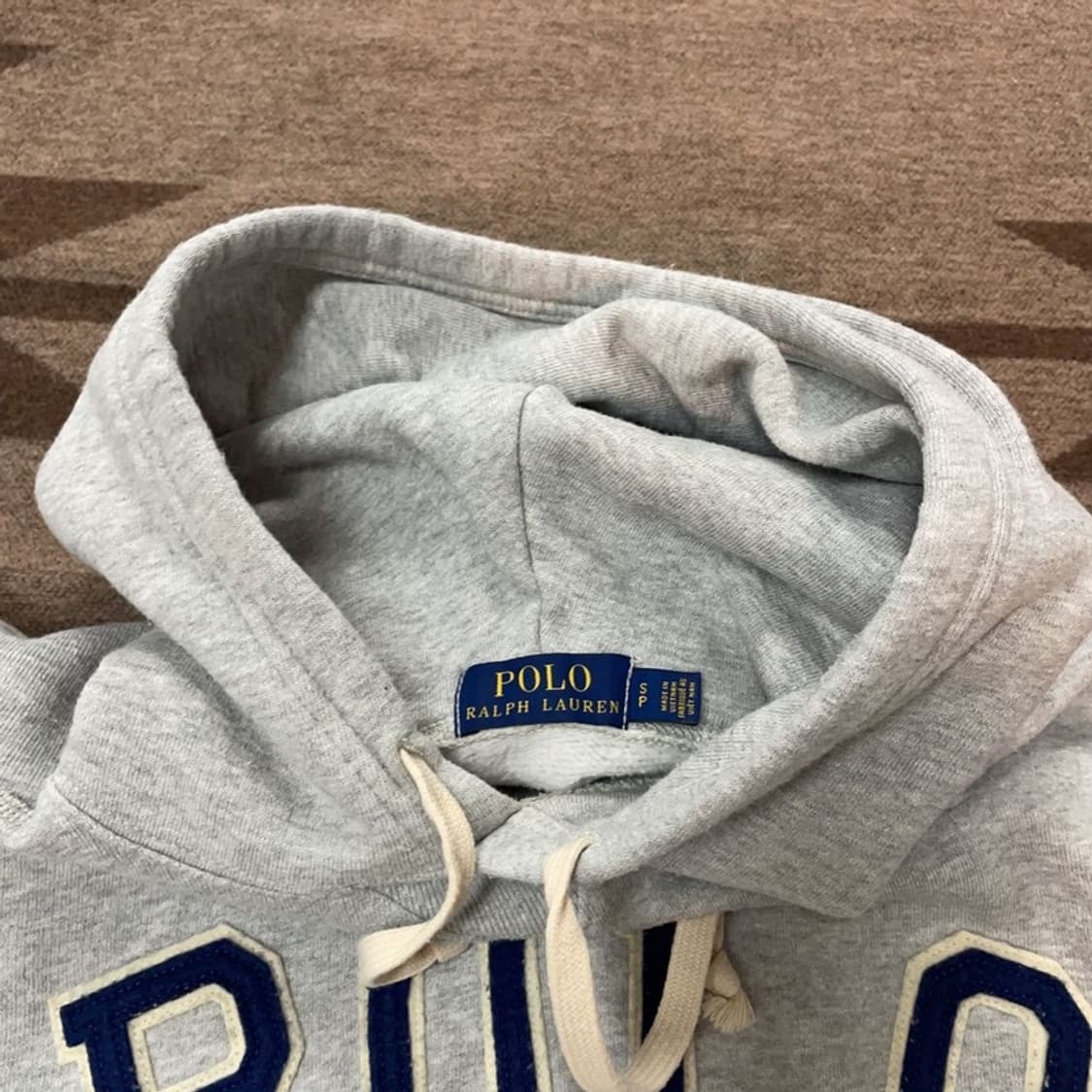 [95] 폴로 기모 자수 후드티 상품이미지4
