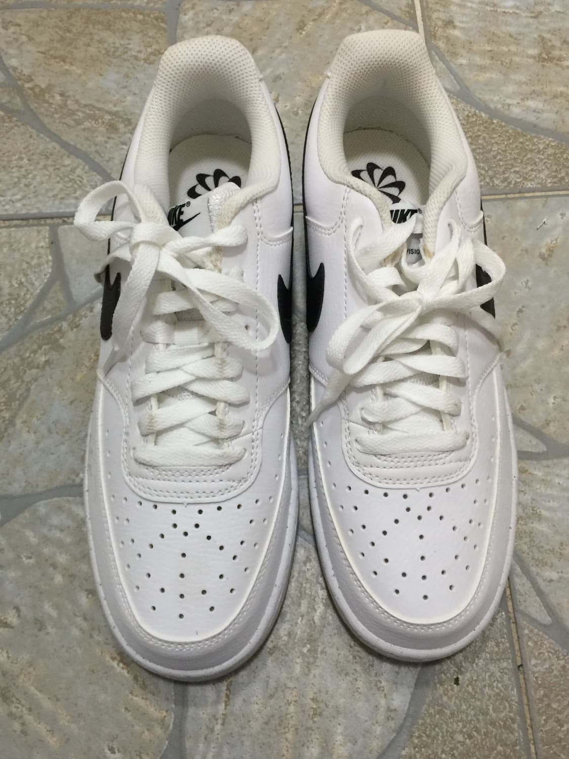 나이키 코트 비전 로우 넥스트 네이쳐 화이트 블랙 상품이미지1