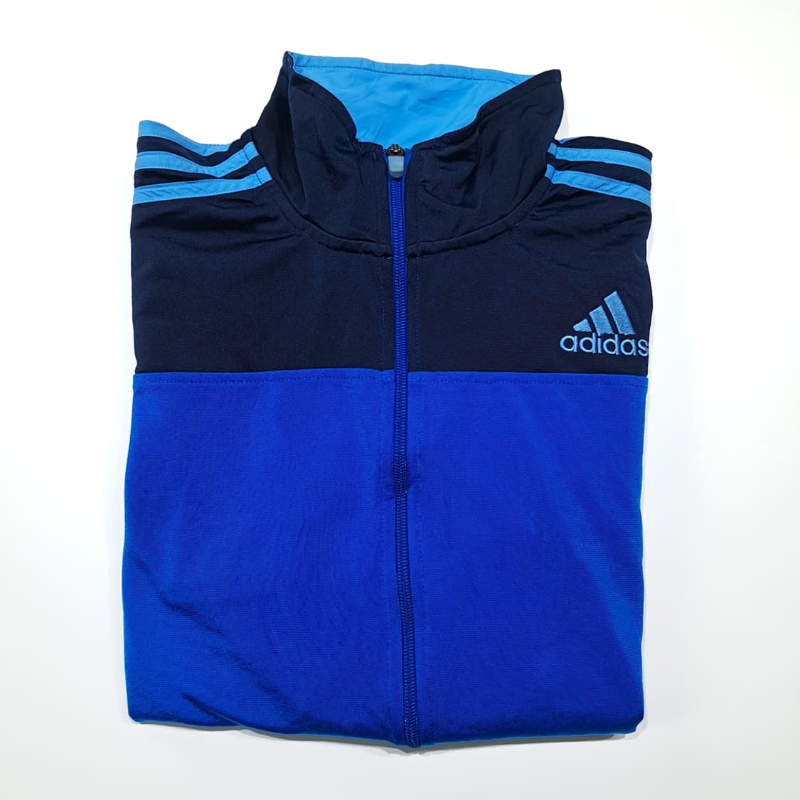 CK014 L 아디다스 투톤 블루 집업 자켓 상품이미지8
