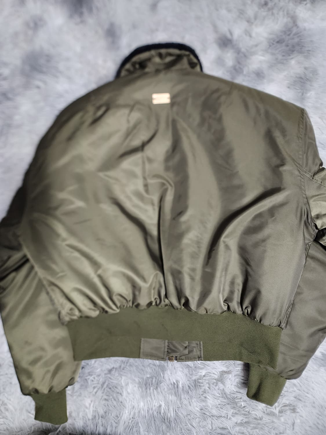 VOLANTE 카키색 MA-1 항공점퍼 상품이미지2