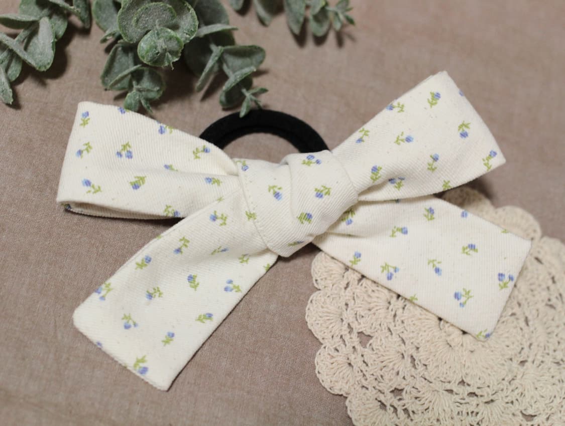 핸드메이드 모리걸 잔꽃 리본 머리끈 상품이미지7