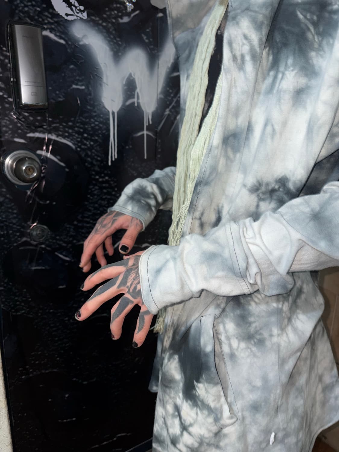 Midas Tie-Dye Longline Hooded Top 상품이미지5