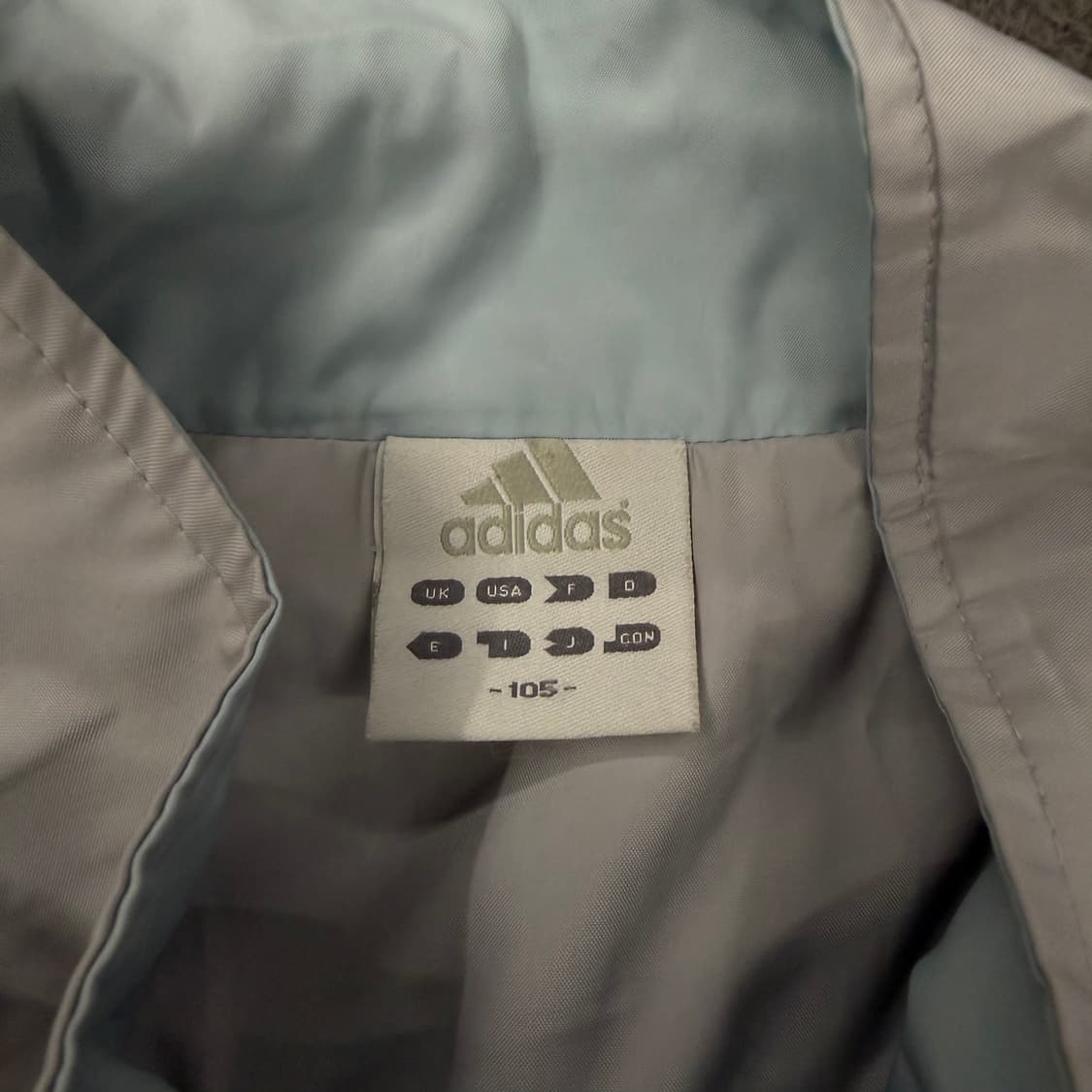 [정품/105] 아디다스 올드스쿨 배색 바람막이 자켓 상품이미지5