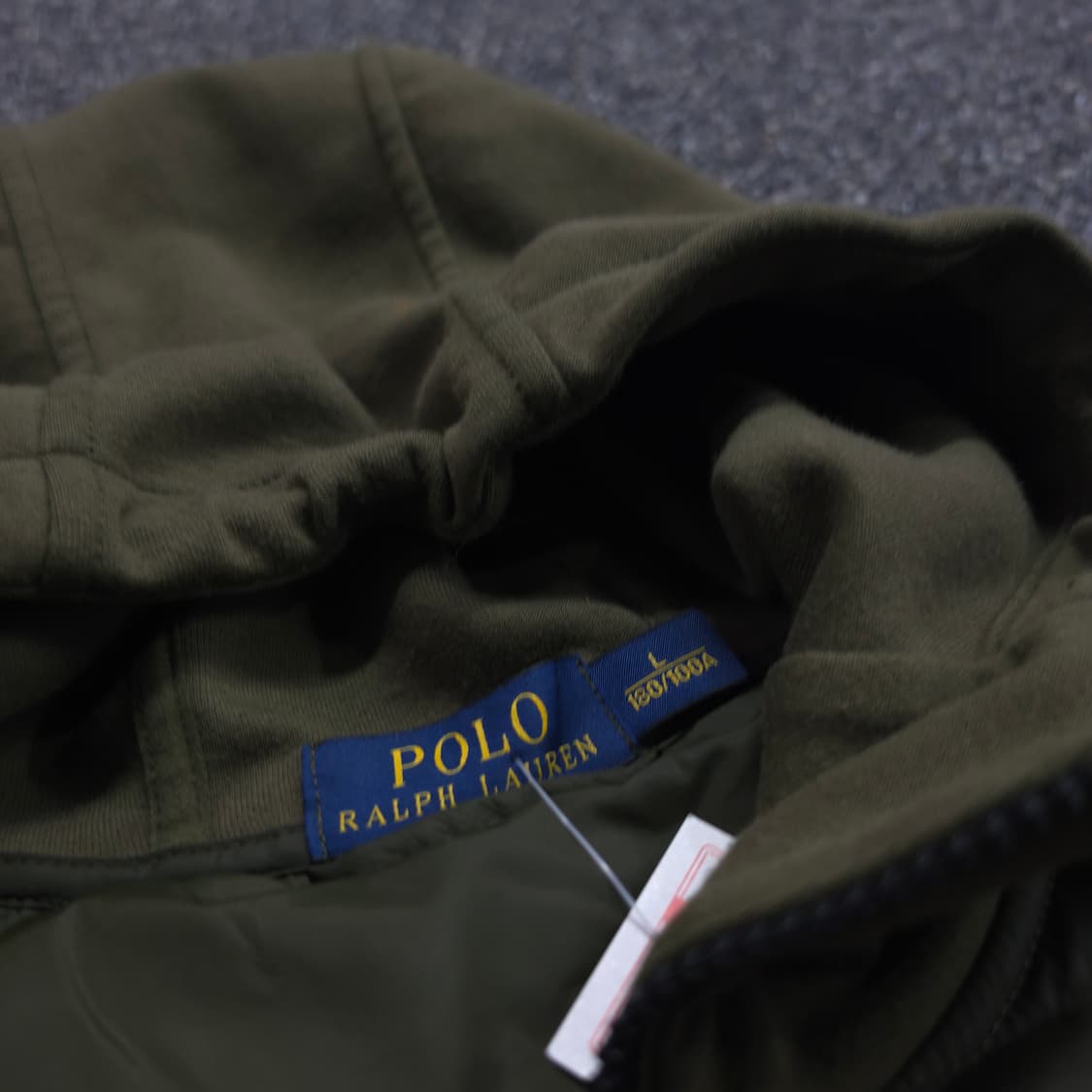 폴로 랄프로렌 신형 포니 로고 경량 후드 자켓 (M) 상품이미지7