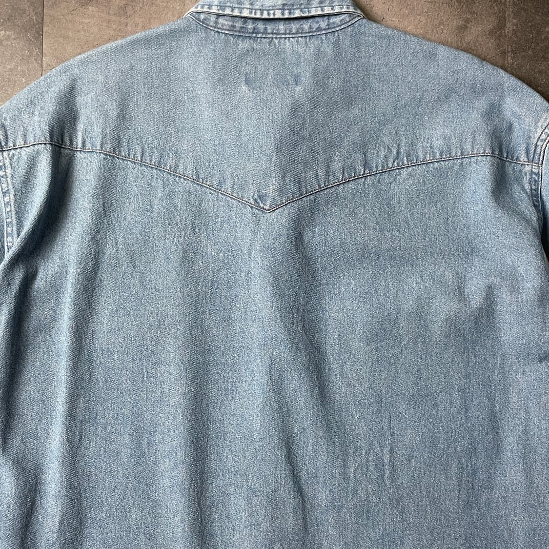 WRANGLER 랭글러 빈티지 웨스턴 데님 코튼 셔츠 A00501 상품이미지8