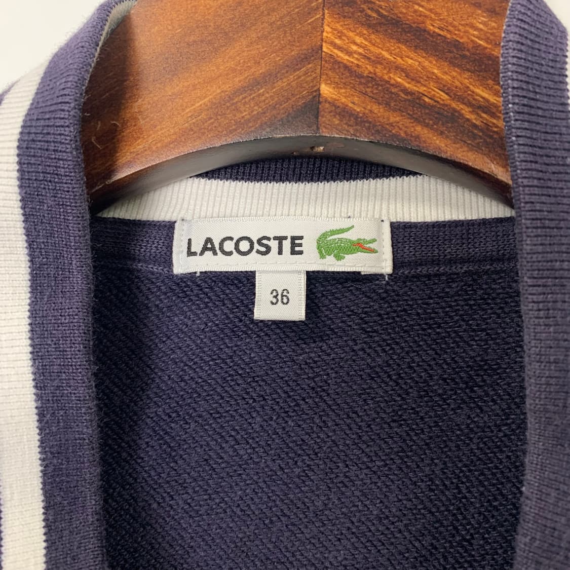 라코스테 자수로고 배색 스타디움 자켓 상품이미지6