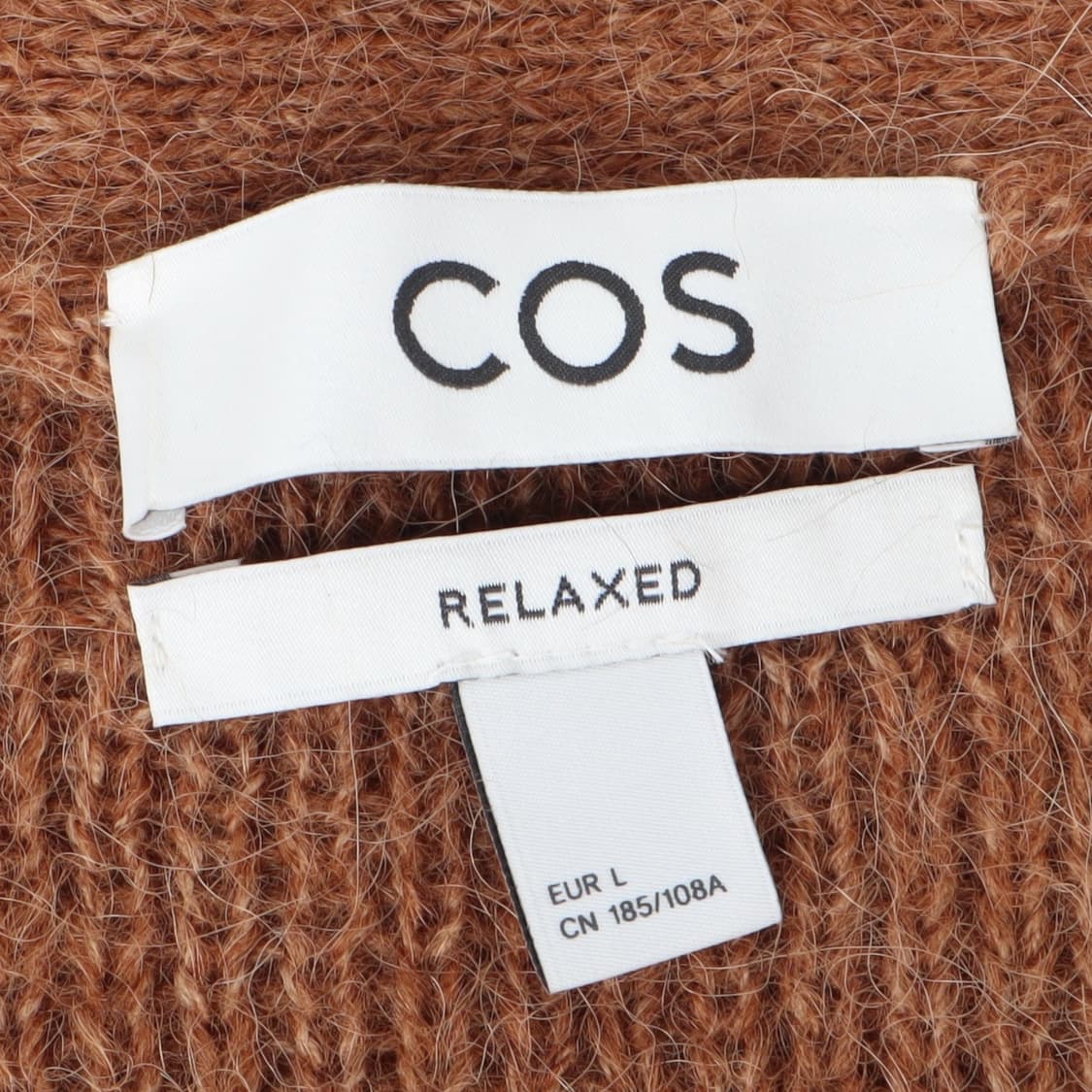 Cos 코스 브라운 알파카 울 가디건 상품이미지8