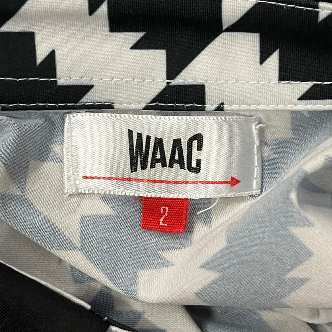 [정품/2] WAAC 바둑 패턴 반팔 카라티 b17 상품이미지4
