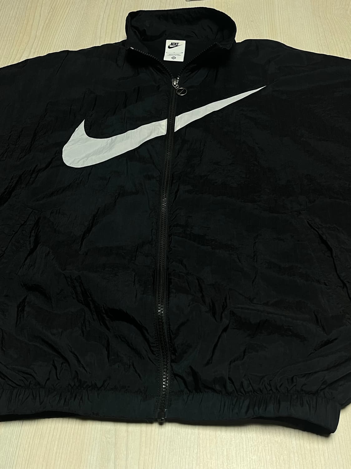 나이키 NSW 에센셜 우븐자켓 블랙 상품이미지2