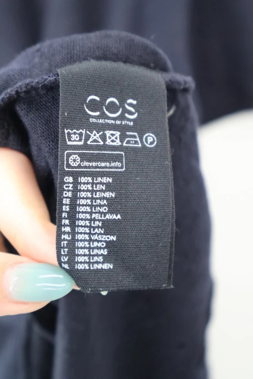 COS Linen Minimal T-Shirt 상품이미지6