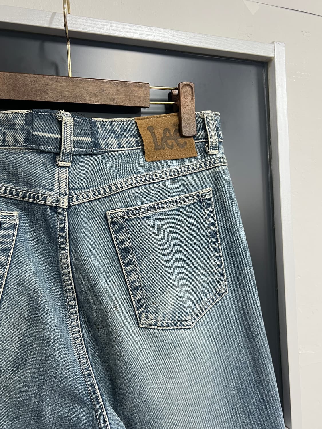 90s Lee 리 진스 라이더스 연청 데님 팬츠 상품이미지2