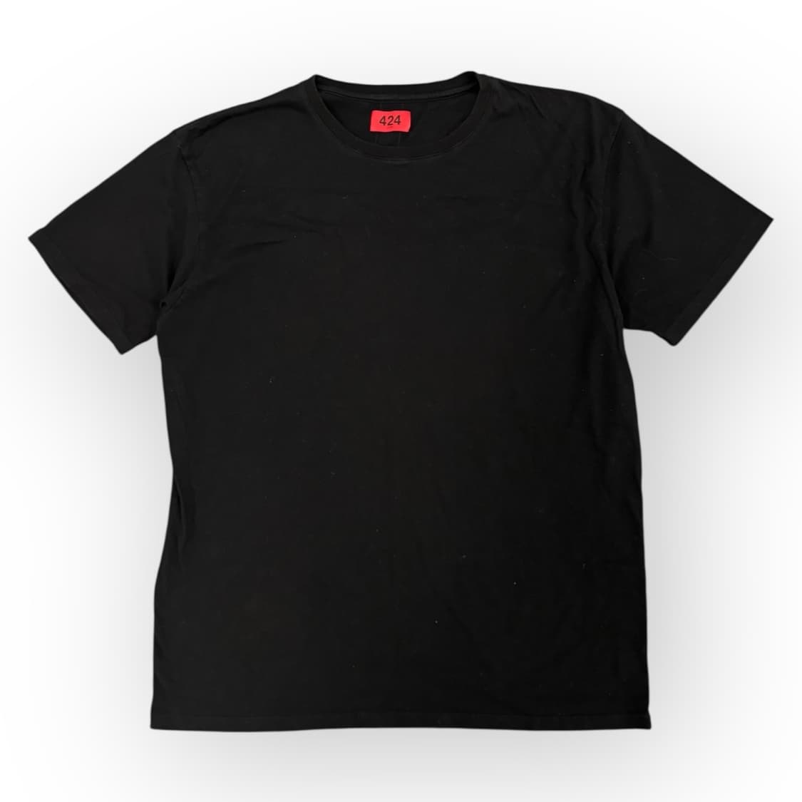 2XL)424 블랙 티셔츠 상품이미지1