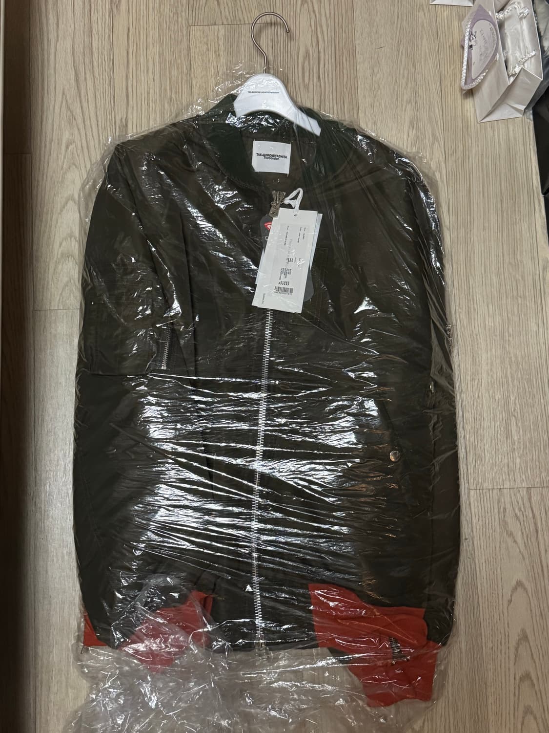 타카히로미야시타 더 솔로이스트 오버사이즈 봄버 MA-1 자켓 올리브 상품이미지8