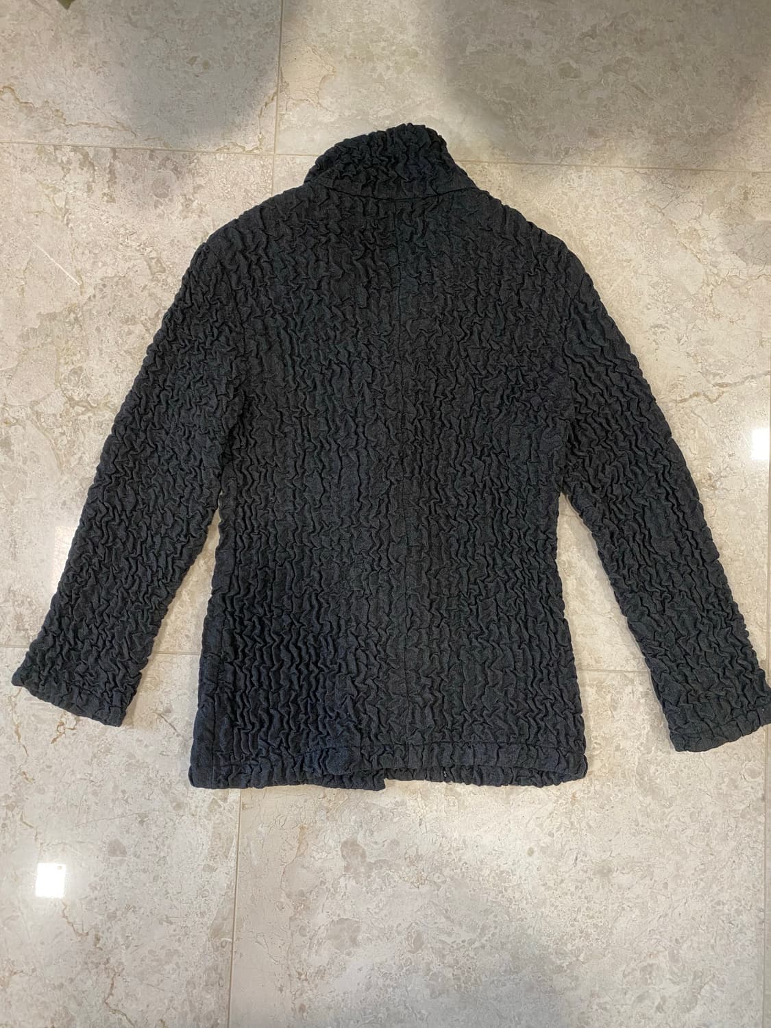 요지야마모토 워크샵 주름가공 자켓 상품이미지2