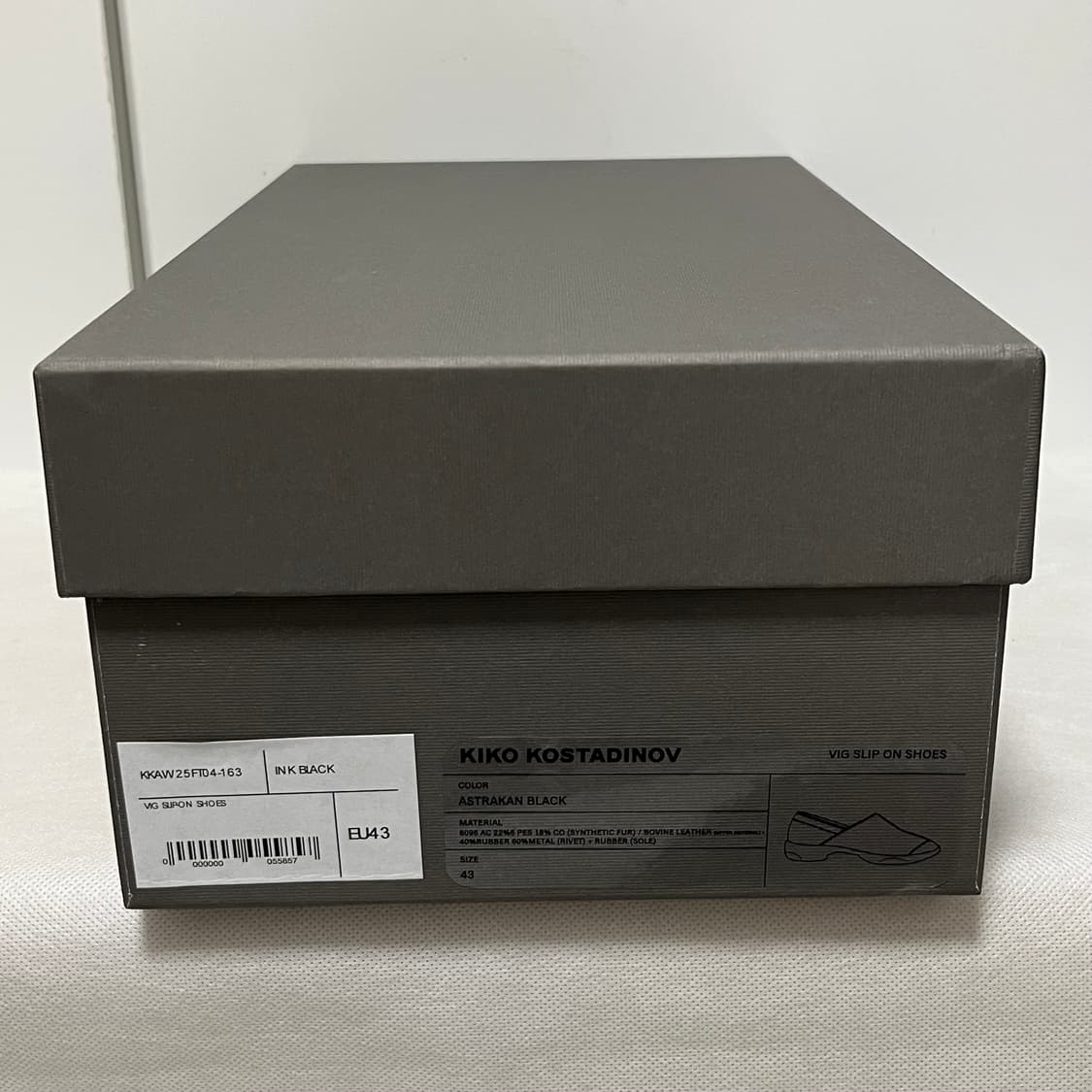 [41,42,43]키코 코스타디노브 25fw VIG 슬립온 슈즈/블랙 상품이미지7