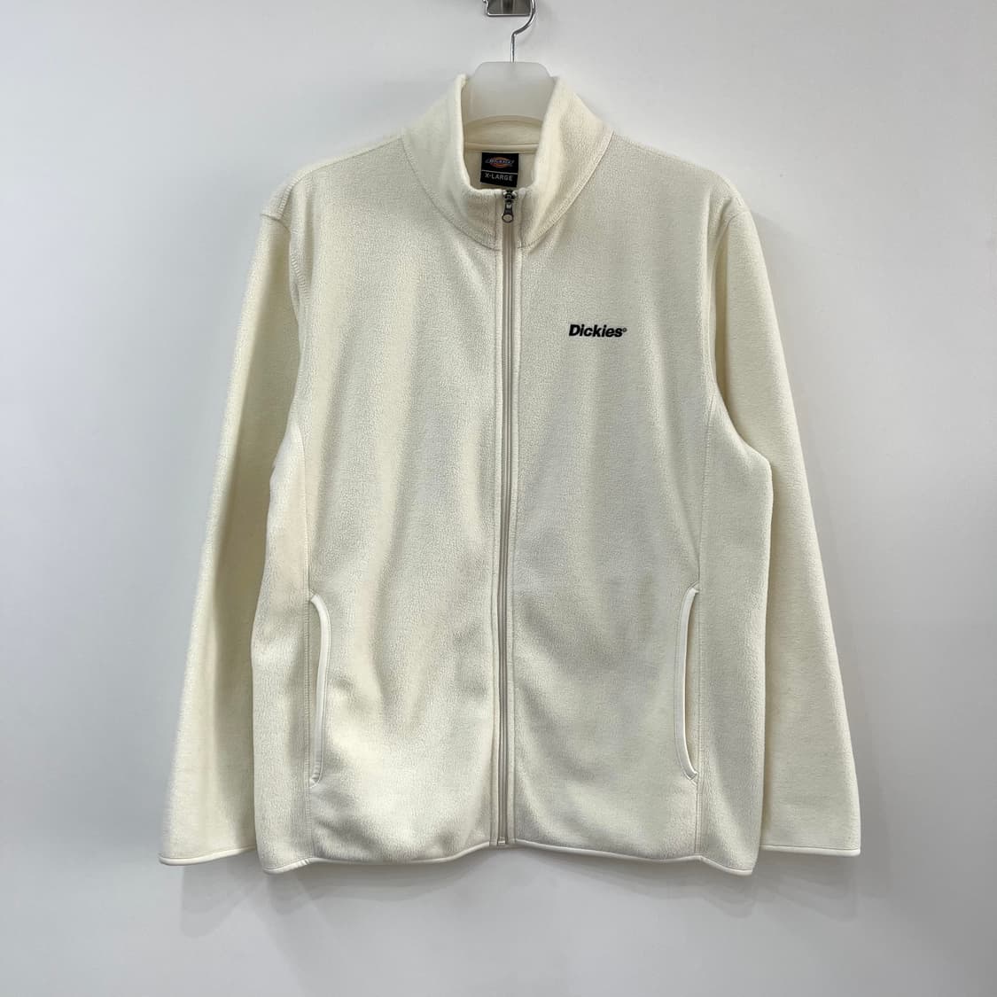 디키즈 자수로고 크림 플리스 후리스 집업 상품이미지2