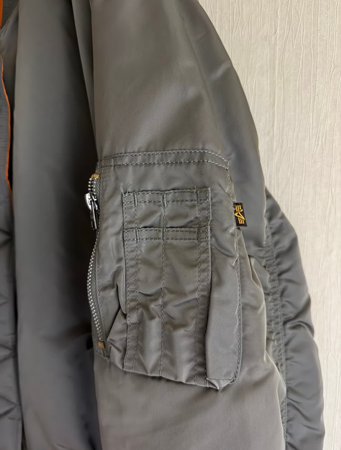 알파인더스트리 ma-1 건메탈 그레이 XXL 상품이미지3