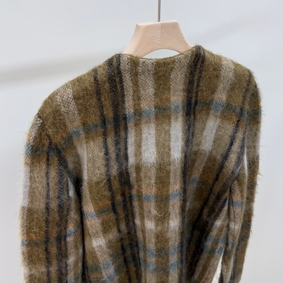 [S+급/오버핏S] 셀린느 브러쉬드 모헤어 가디건 상품이미지5