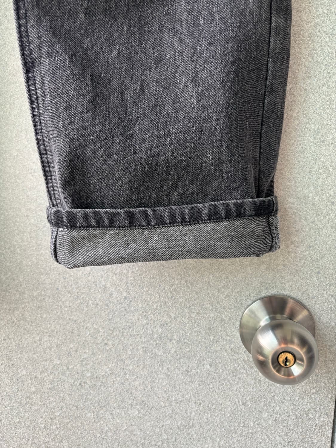 토피 toffee 청바지 흑청바지 데님 팬츠 블랙 데님 팬츠 상품이미지5