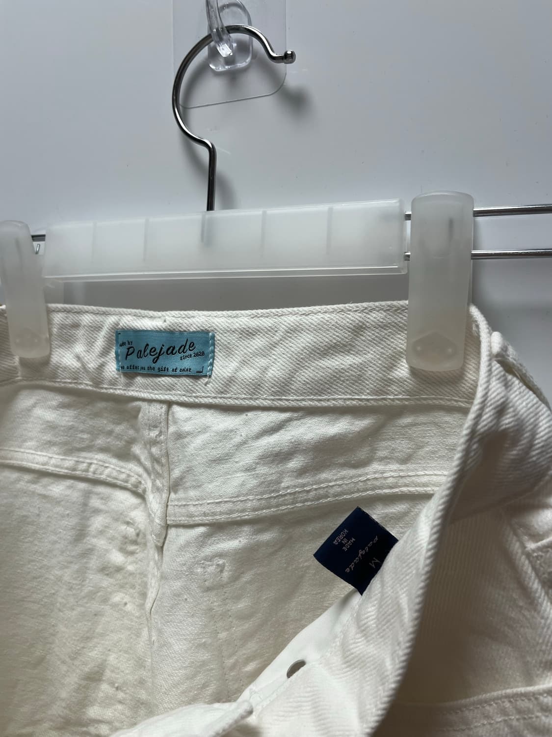 (새상품)화이트 바지 상품이미지4