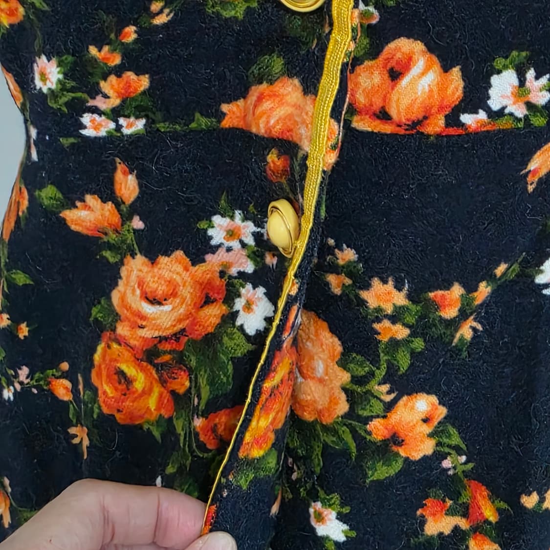 일본빈티지) 플라워 로즈st 모리걸 로맨틱 원피스(140 size) 상품이미지3