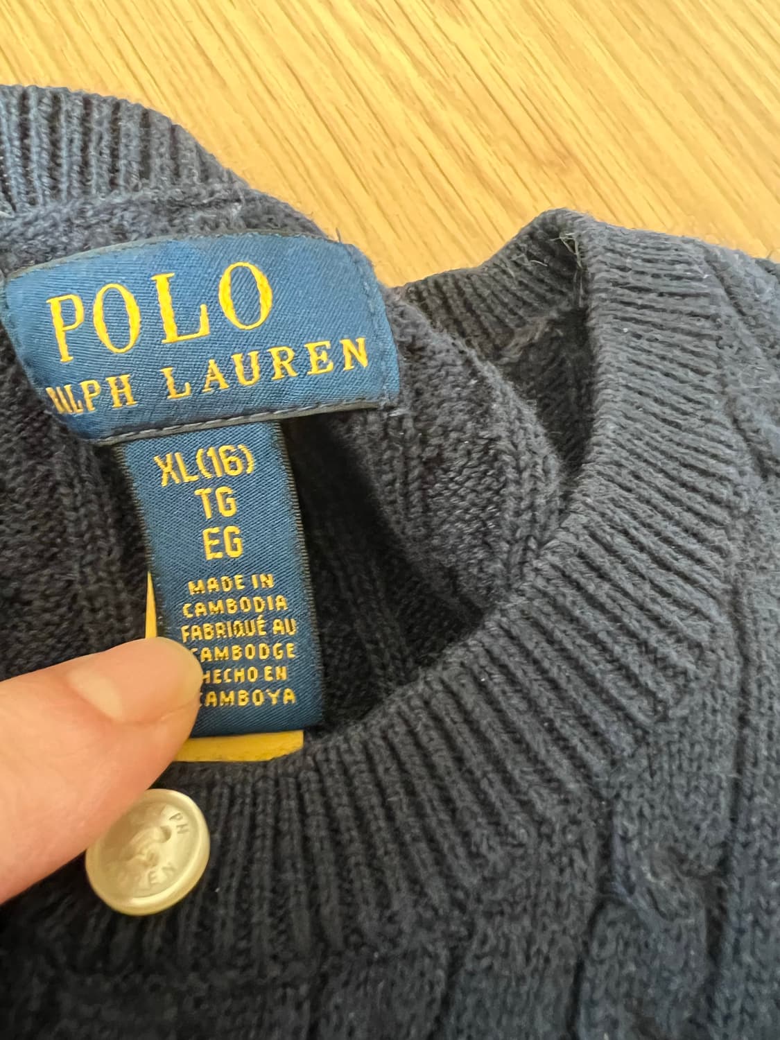 POLO  RALPH  LAUREN  케이블 니트 가디건 상품이미지9