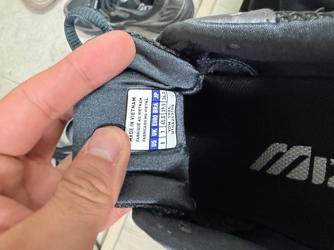 미즈노 웨이브 라이더 10 블랙 상품이미지2