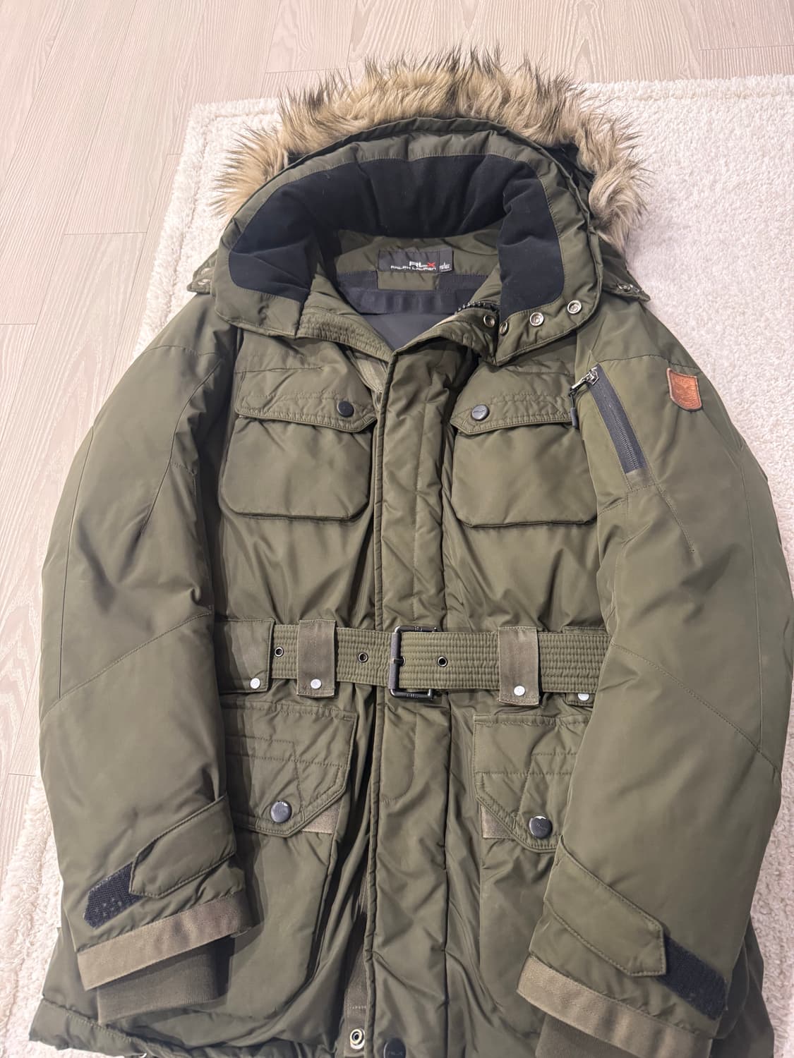 폴로 로버다운 카키 Size : S 상품이미지1