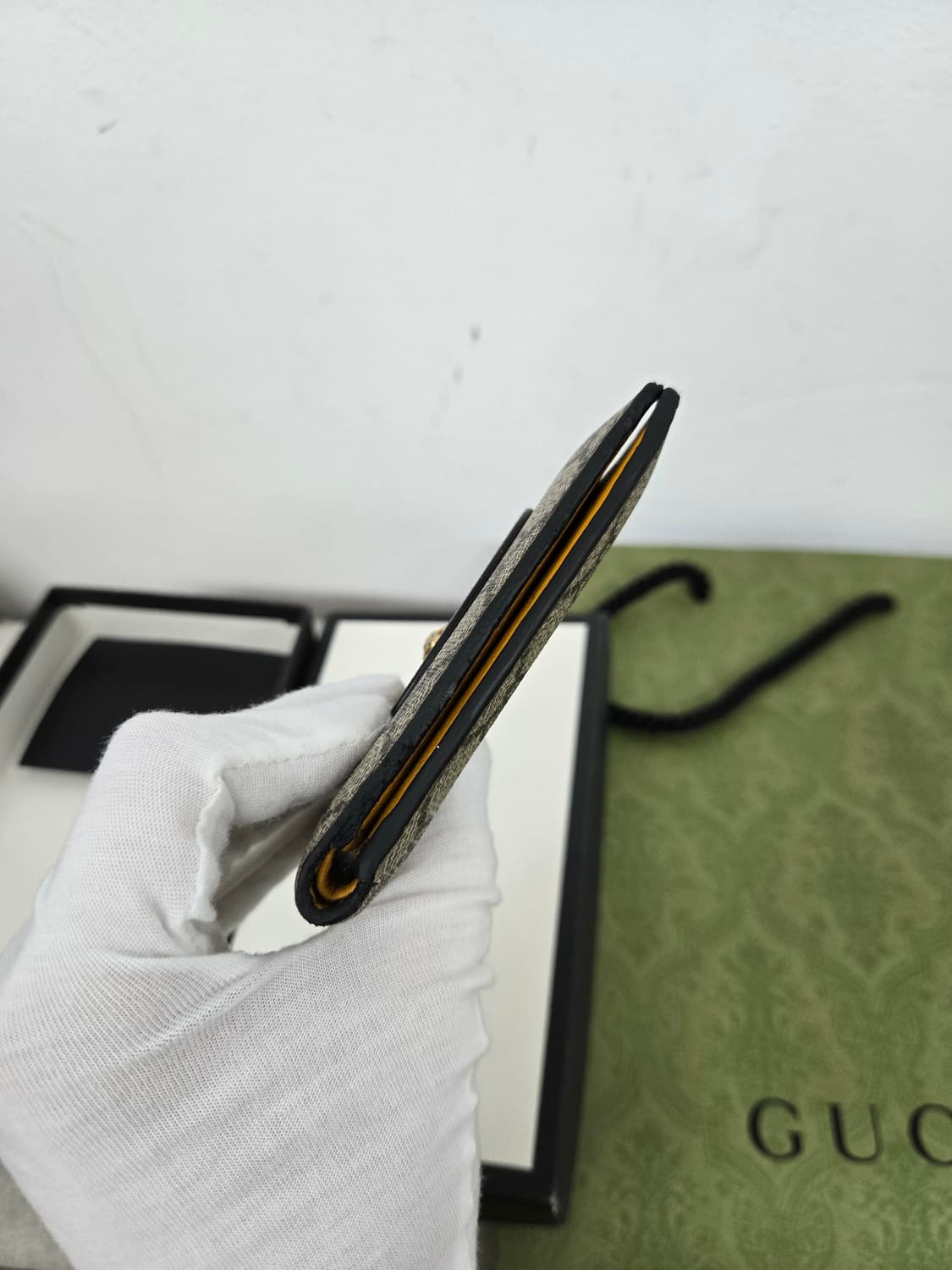 [정품 보증서] 구찌 웹삼선 장지갑 상품이미지3