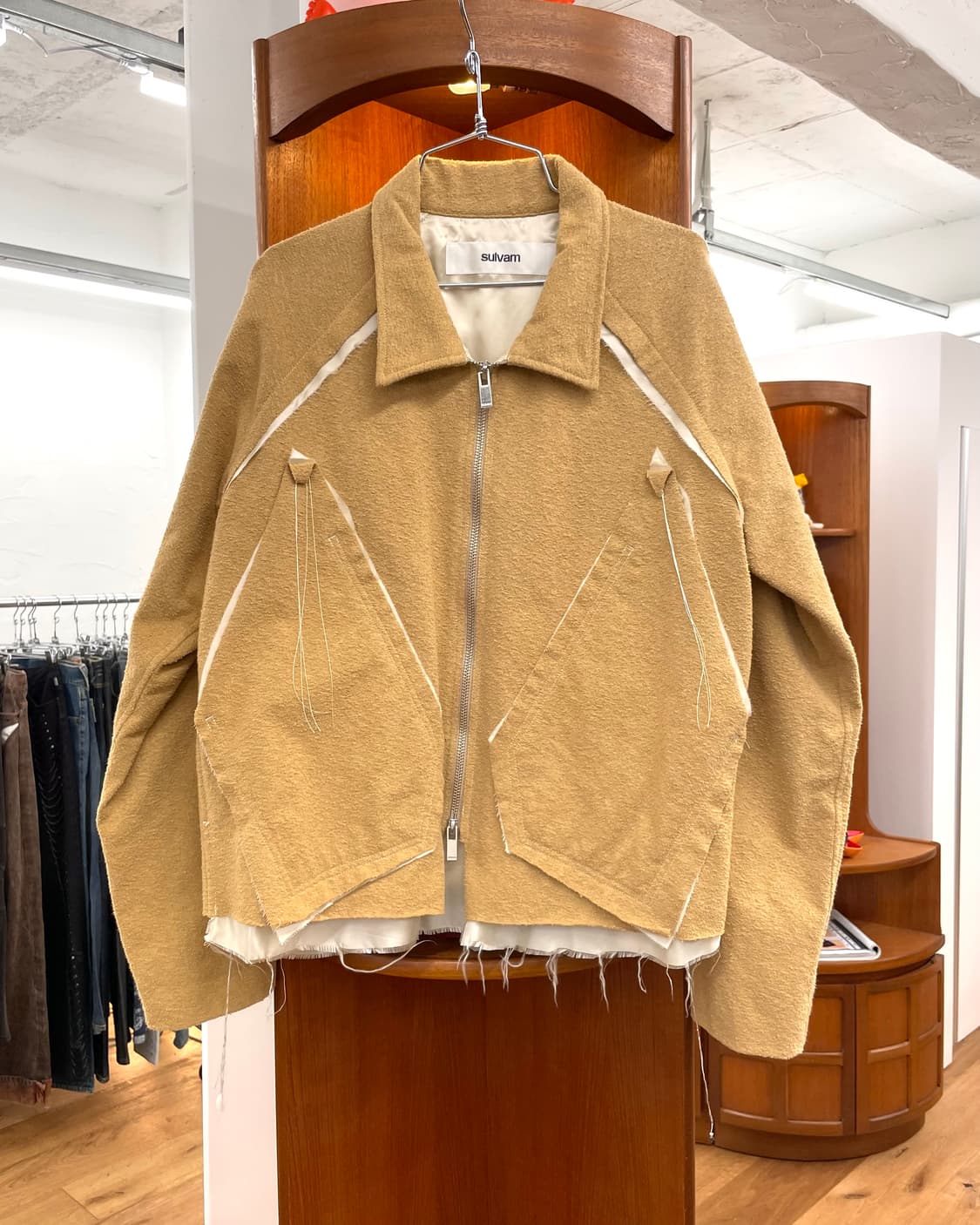 [M] sulvam 설밤 더블 레이어드 자켓 상품이미지4