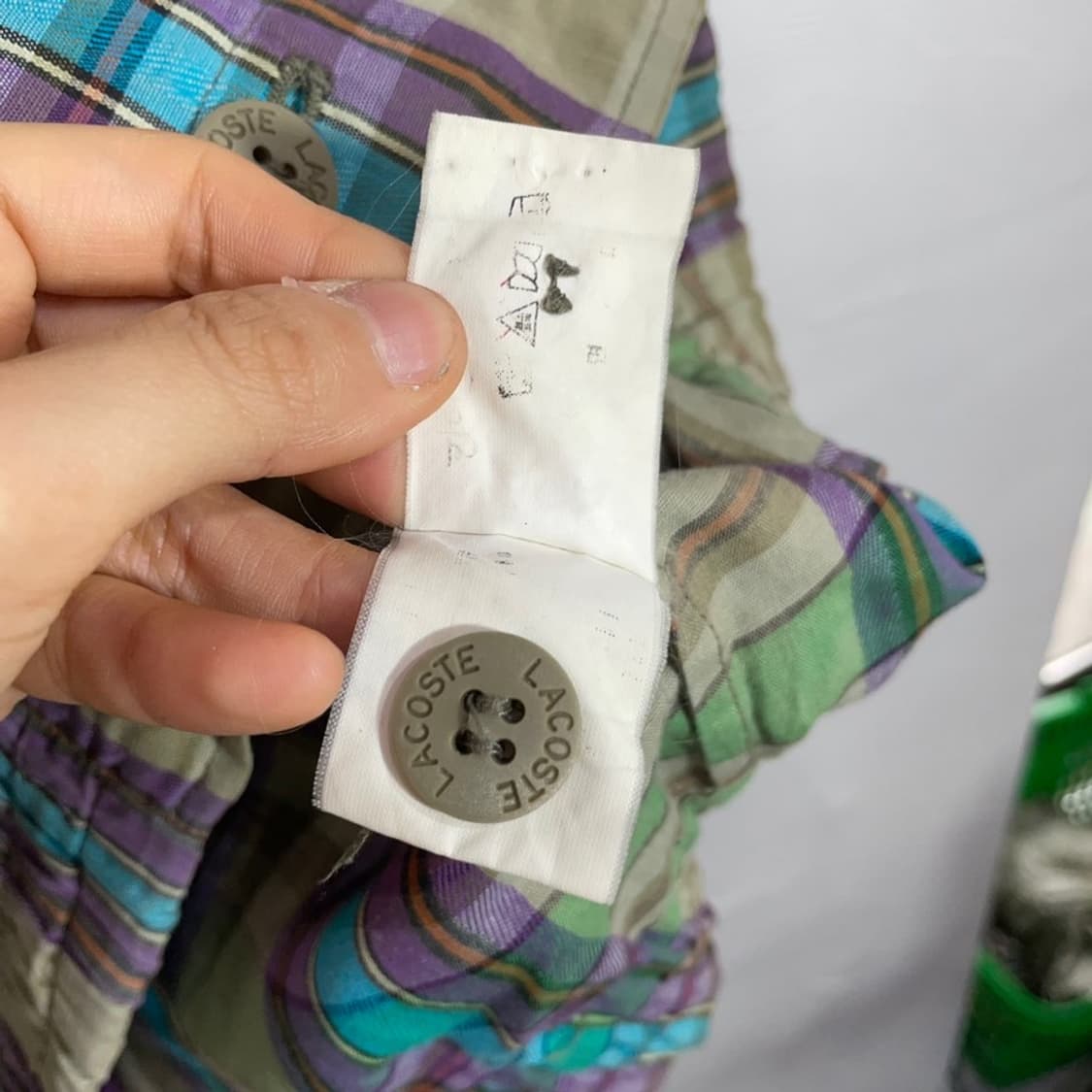 라코스테 체크 스윙자켓 상품이미지8