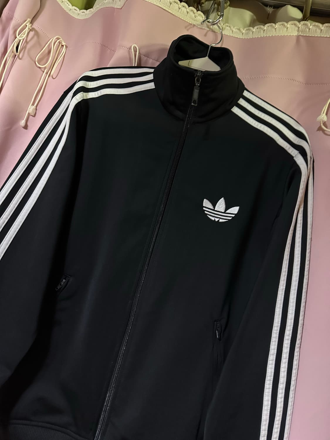 아디다스져지 아디다스 파이어버드 트랙탑 불꽃져지 집업 90 사이즈 블랙 상품이미지2