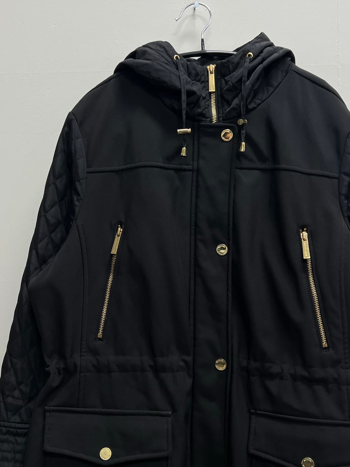 (XL) 마이클 코어스 우먼스 금장 퀄팅 자켓 블랙 상품이미지3