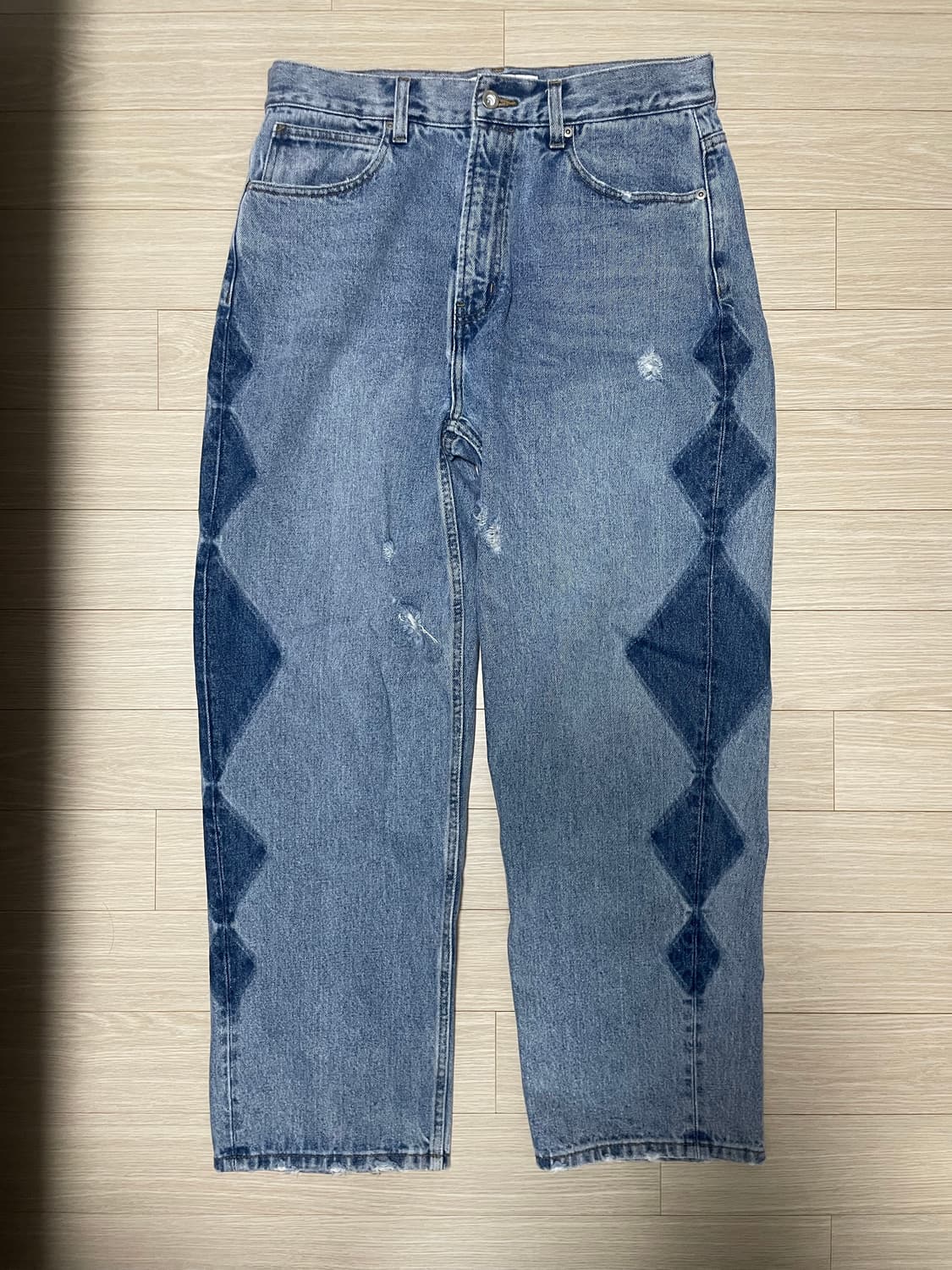 예스아이씨 Rhombus Washed 5 Pockets Denim Pan 상품이미지1