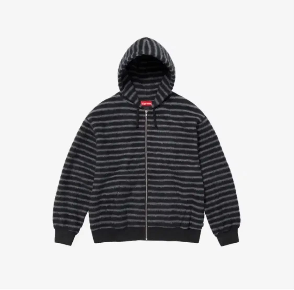 슈프림 브러쉬드 후드집업 L 상품이미지1